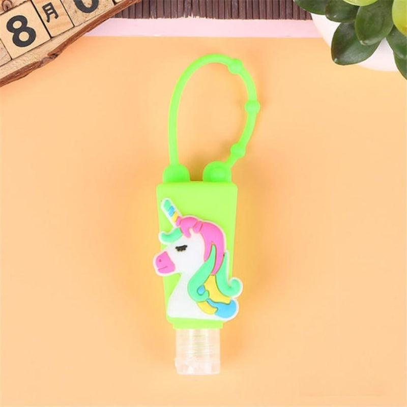 1PC 30ML Cute Cartoon Pattern Silicone Mini Empty Hand Sanitizer Holder Travel - Cupindy