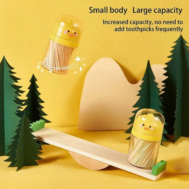 1pc Cartoon Duck Shaped Toothpick Holder - Cupindy
