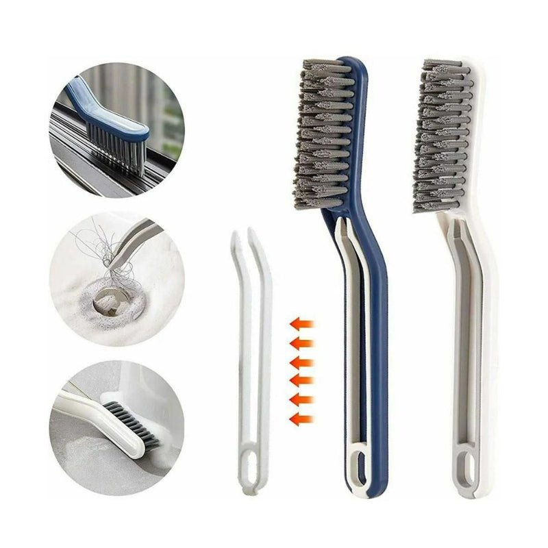 1pcs Bathroom Cleaning Brush With Cleaning Tong - Cupindy