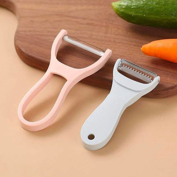1pc 2-in-1 Stainless Steel Fruit Peeler, Julienne Slicer And Peeler, Can Be  Used For Slicing And Dicing