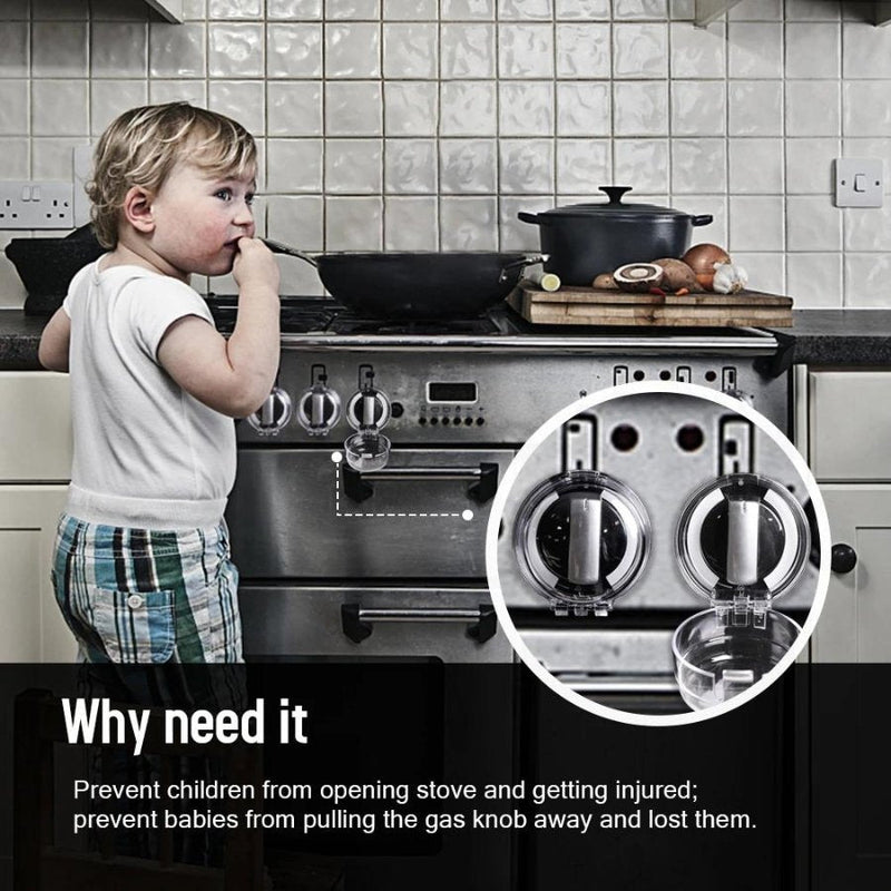 Transparent gas cooker knob safety lock for child protection – Cupindy