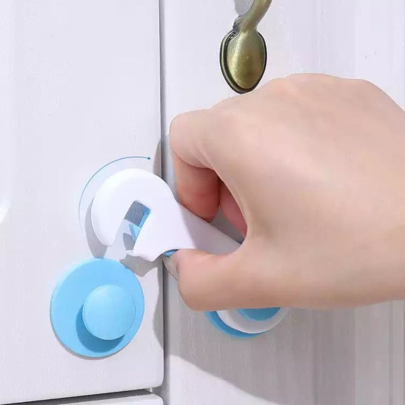 2Pcs Plastic Cabinet Lock Child Safety Baby Protection - Cupindy