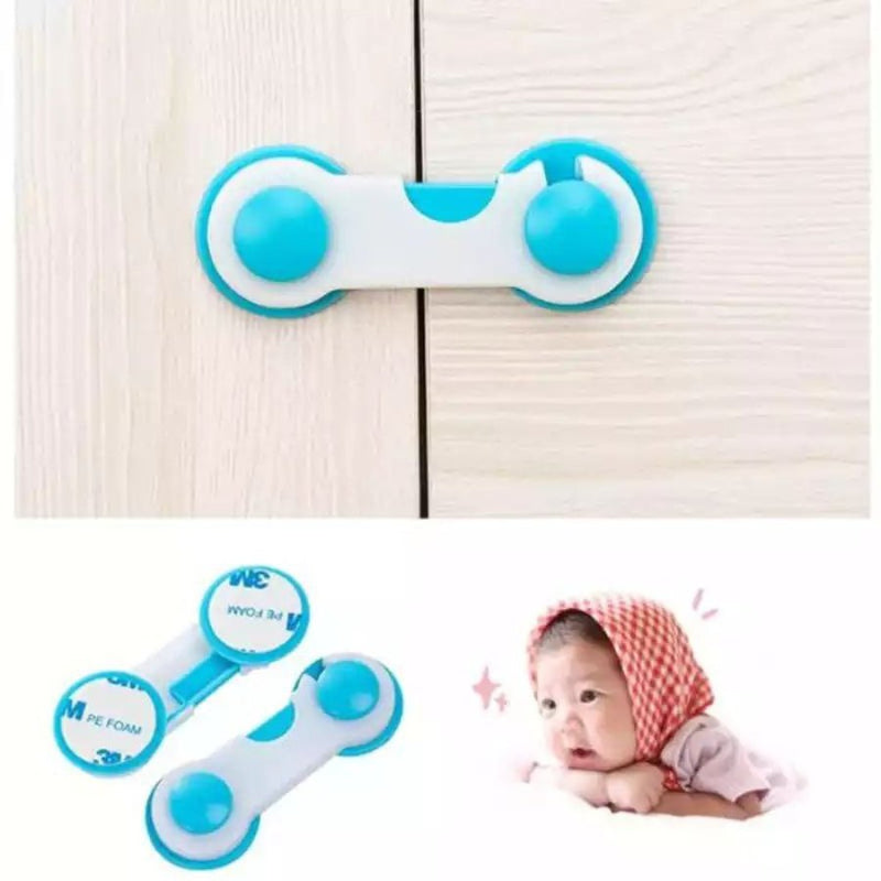2Pcs Plastic Cabinet Lock Child Safety Baby Protection - Cupindy