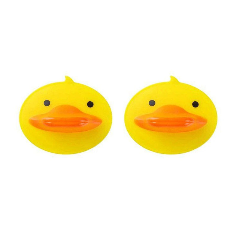 2pcs PVC Anti-scalding Oven Gloves Mitts Yellow Duck - Cupindy