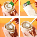 3 in 1 Multifunctional Kitchen Mini Cup Glass Cover Cleaning Brush - Cupindy