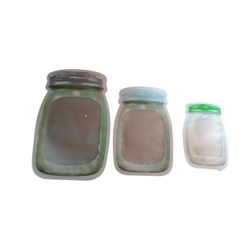 3 Pieces Jar Bottles Bags - Cupindy