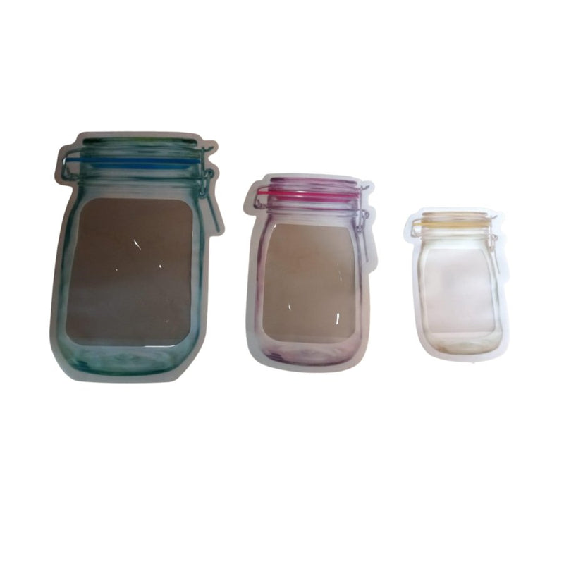 3 Pieces Jar Bottles Bags - Cupindy