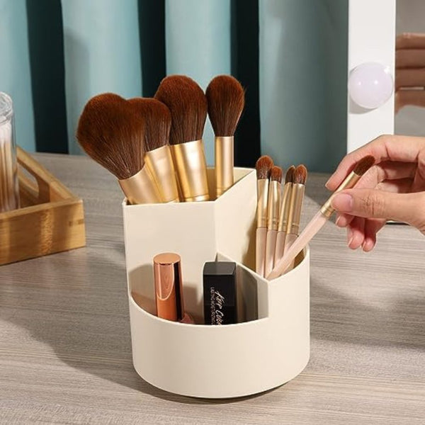 360 Rotating Makeup Brush and Multi Purposes Holder - Cupindy
