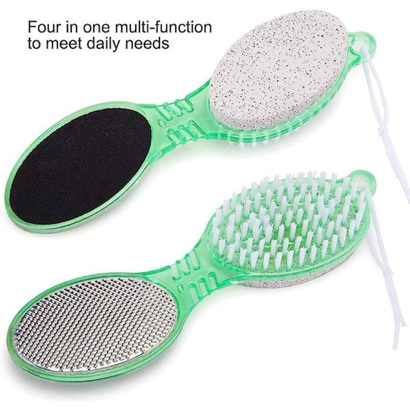 4 in 1 Foot File with Pedicure Brush - Cupindy