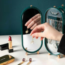 4 Tiers Acrylic Jewelry Display Stand Box with Mirror - Cupindy