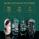 4 Tiers Acrylic Jewelry Display Stand Box with Mirror - Cupindy
