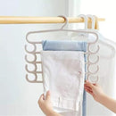5 Layer Pants Clothes Hanger - Multi Colors - Cupindy