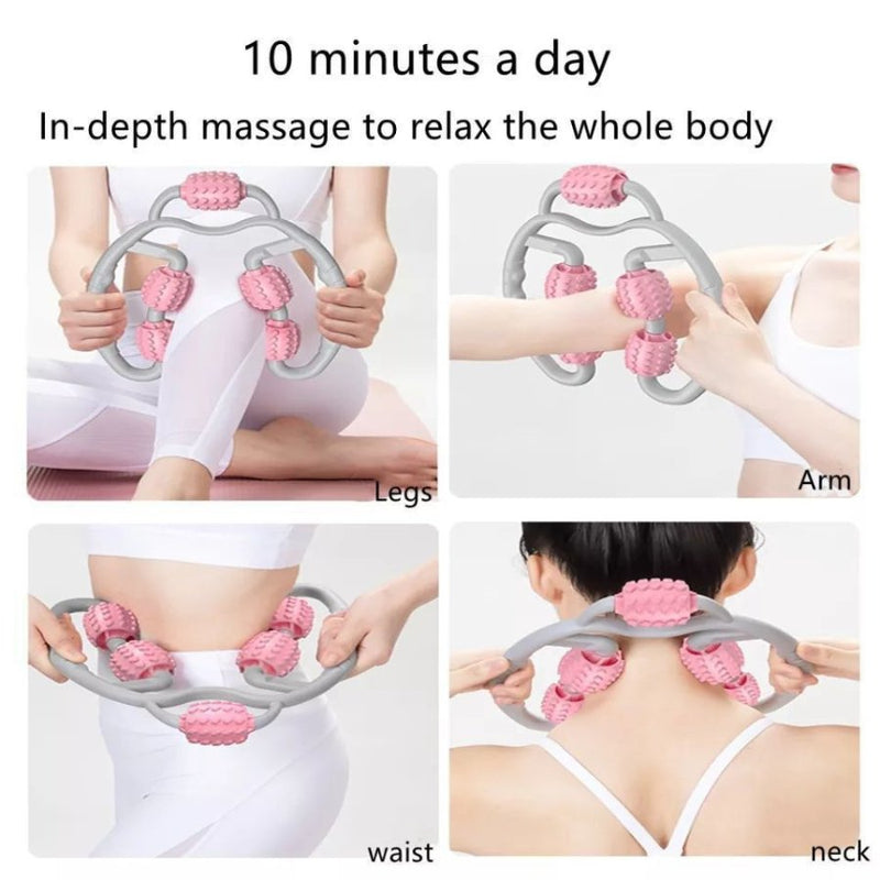 5 Wheels Muscle Roller Massager Muscle - Cupindy