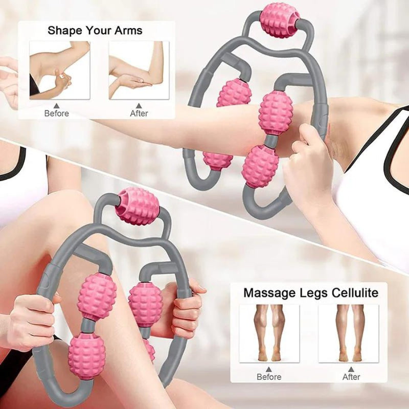 5 Wheels Muscle Roller Massager Muscle - Cupindy