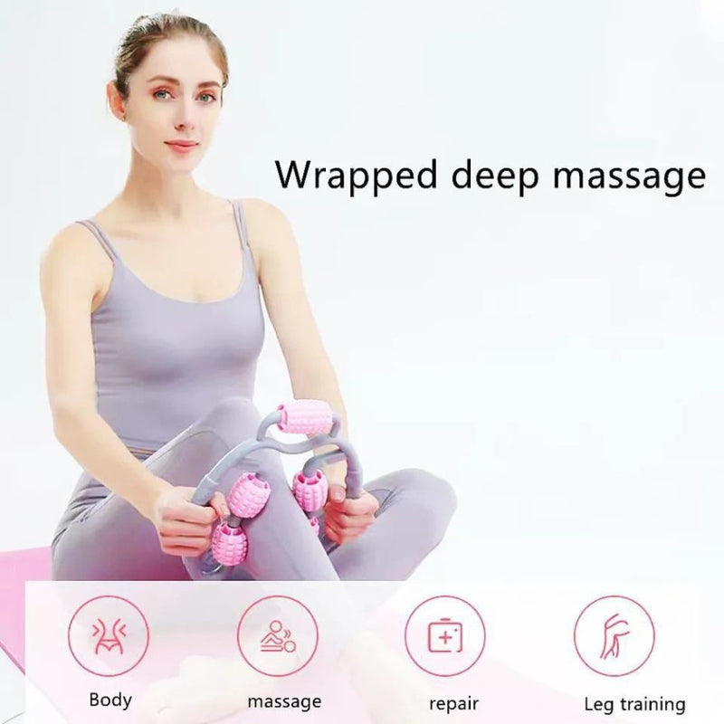 5 Wheels Muscle Roller Massager Muscle - Cupindy
