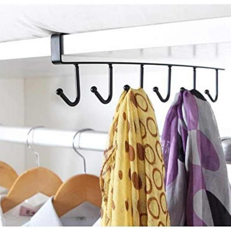 1pc Kitchen Shelf Storage Clothes Hanging Organizer Cup Holder