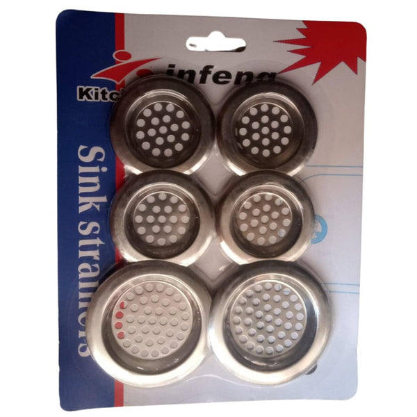 6 pcs Stainless Steel Strainer Kitchen Drains - Cupindy