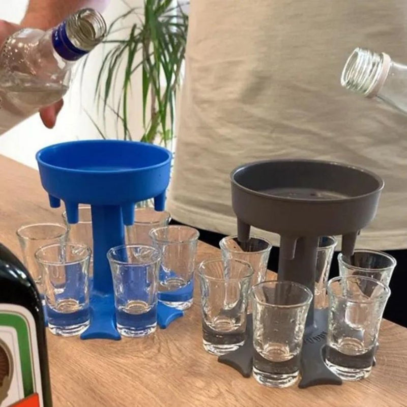 6 Shot Glass Dispenser Holder - Cupindy