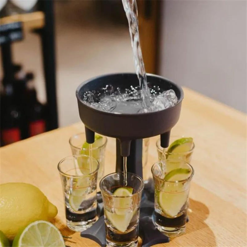 6 Shot Glass Dispenser Holder - Cupindy