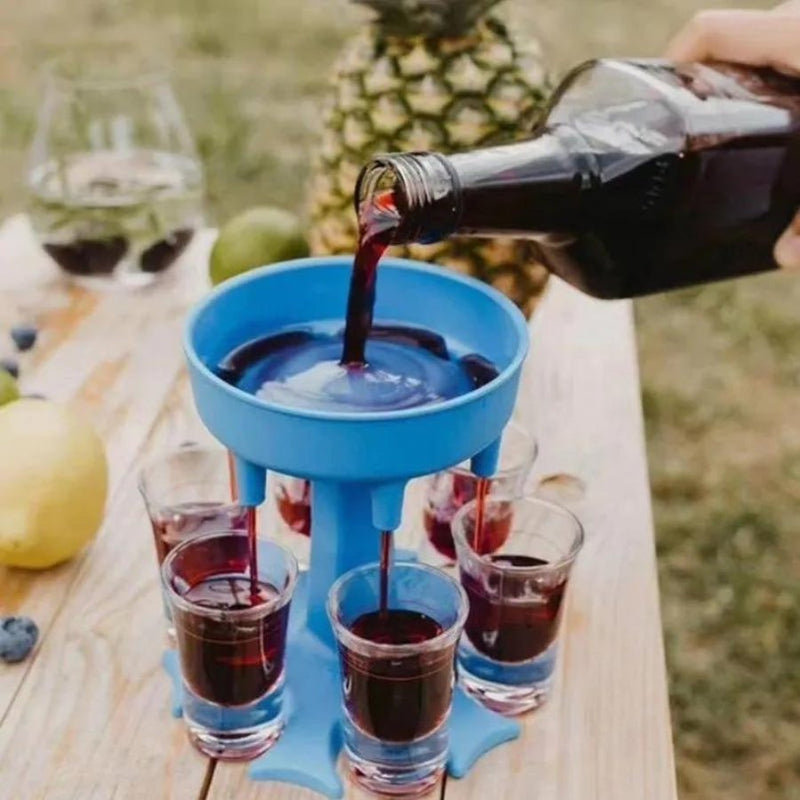 6 Shot Glass Dispenser Holder - Cupindy