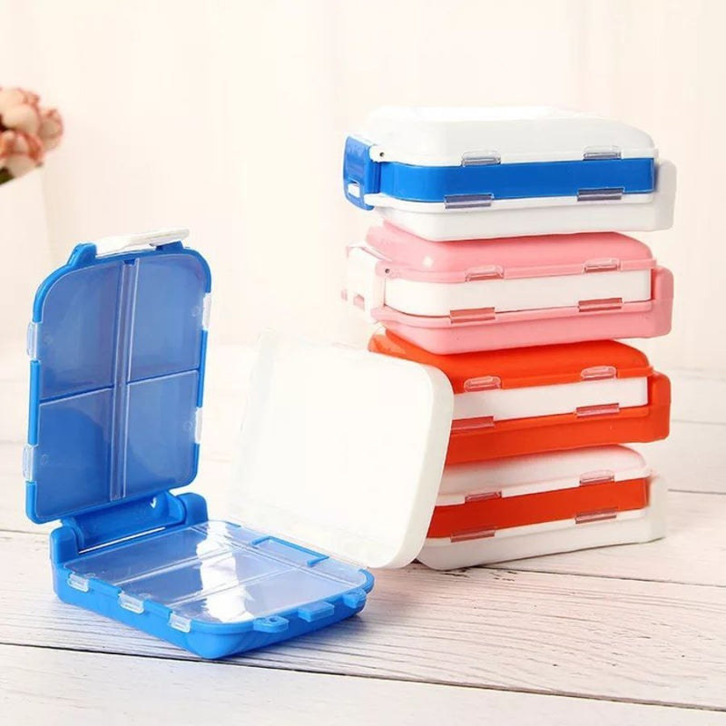 7 Day Pill Box Organizer Weekly Pill Box - Orange - Cupindy