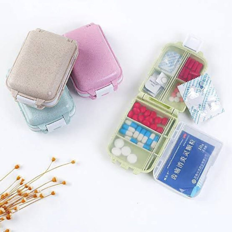 7 Day Pill Box Organizer Weekly Pill Box - Orange - Cupindy