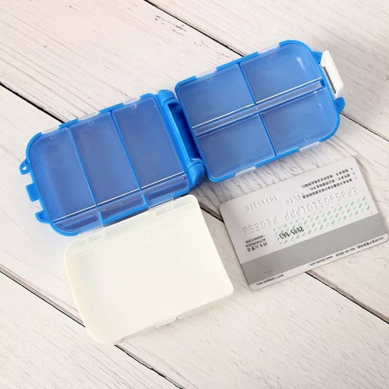 7 Day Pill Box Organizer Weekly Pill Box - Orange - Cupindy