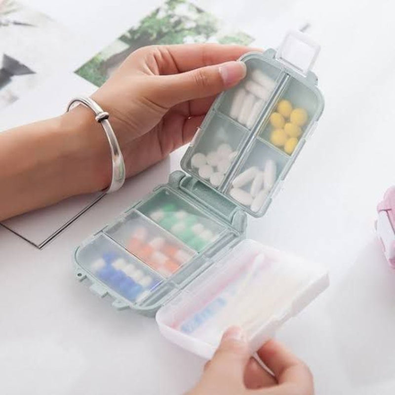 7 Day Pill Box Organizer Weekly Pill Box - Orange - Cupindy