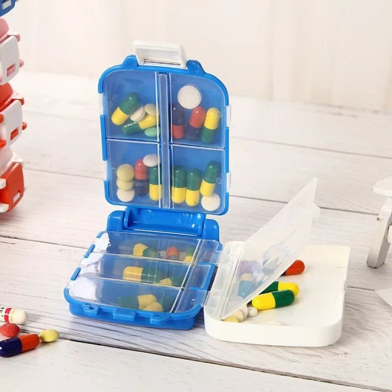 7 Day Pill Box Organizer Weekly Pill Box - Orange - Cupindy