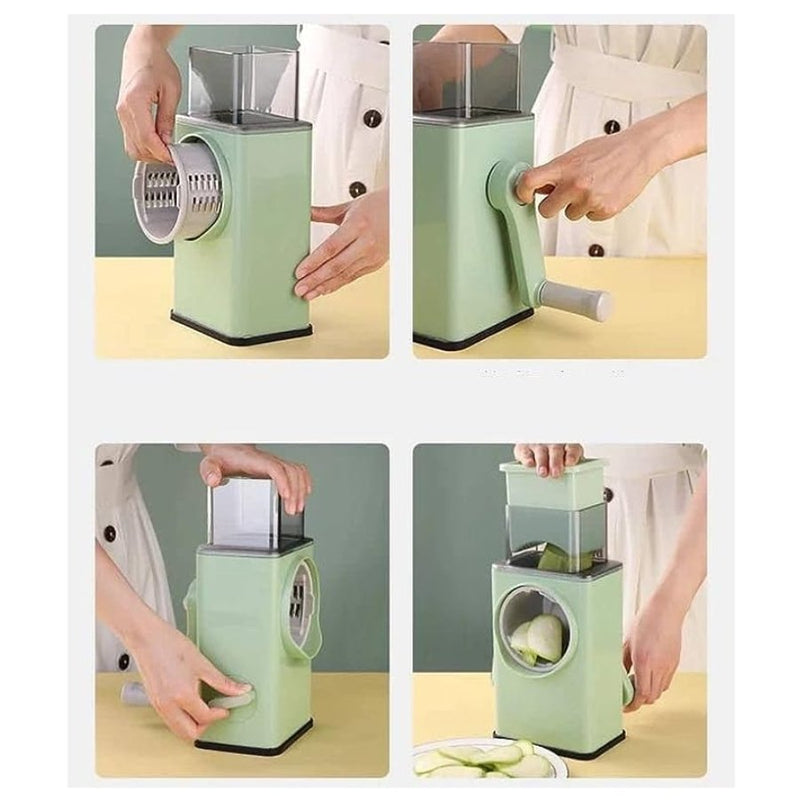 7 in 1 Rolling Mandolin Machine Hand Grater for Slicing - Cupindy