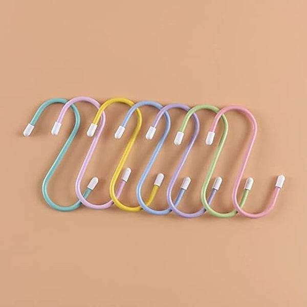 7 Pieces Colorful Metal S Shape Hook - Cupindy