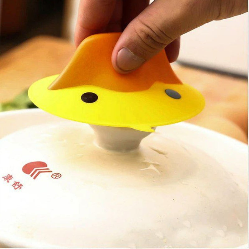 Yellow duck oven gloves for safe cooking – Cupindy
