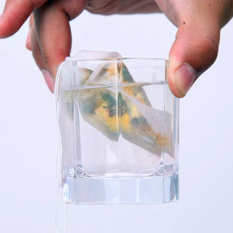 Practical and easy-to-use disposable teabags.