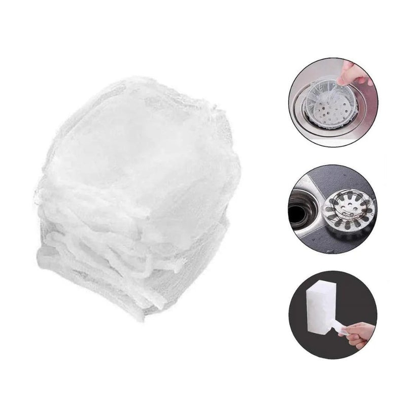 50-count disposable sink mesh bags for clean kitchen drains – Cupindy