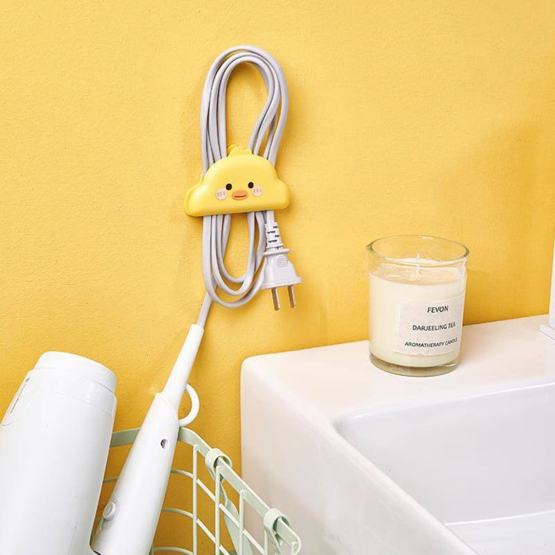 Set of 4 fun duck-shaped cable holders for managing cords – Cupindy