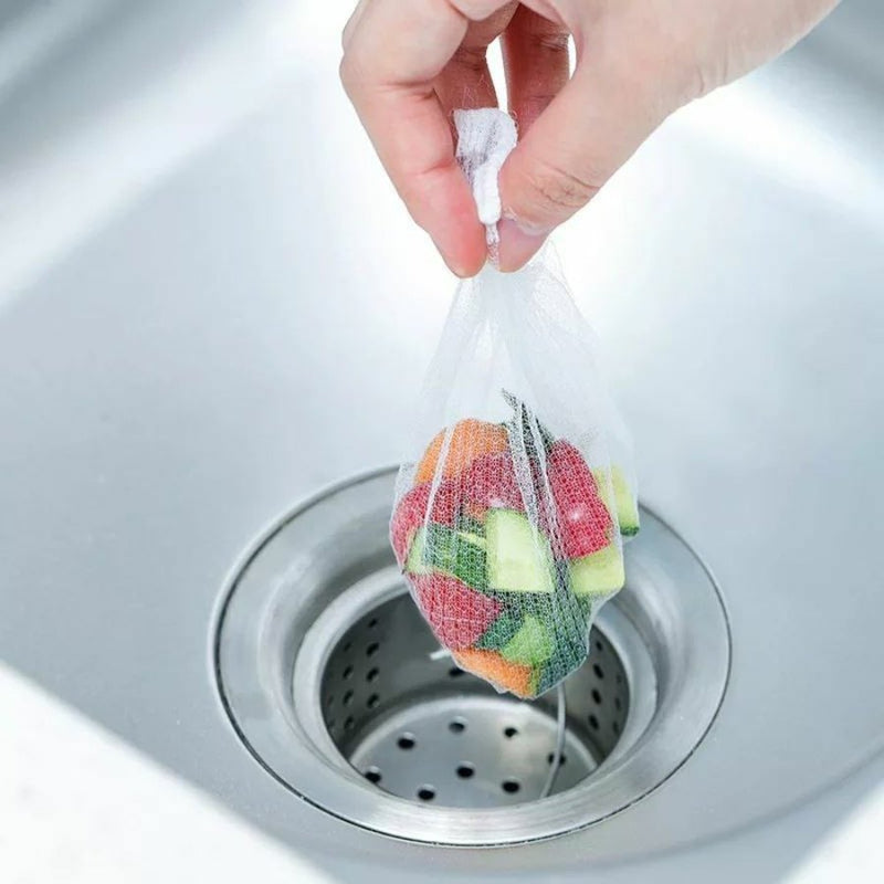 Sink strainer mesh bags for filtering food waste – Cupindy