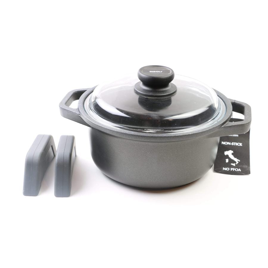 Non-stick forged aluminum pot by RISOLI with lid – Cupindy