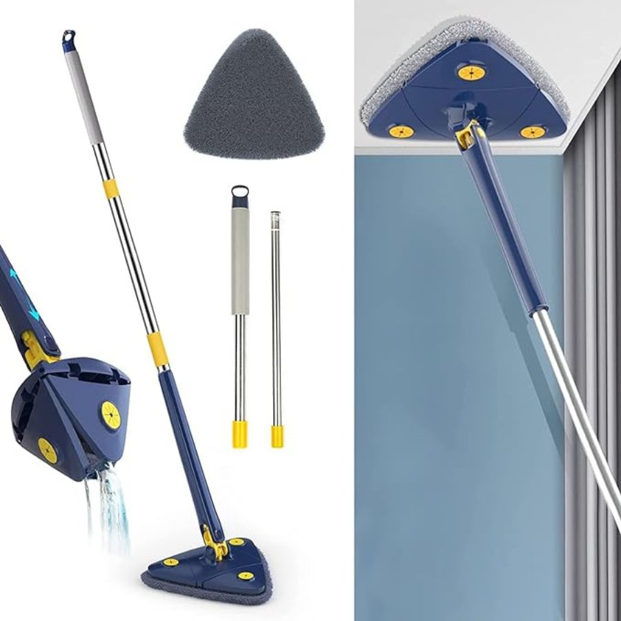 Home cleaning mop with flexible head for complete coverage – Cupindy