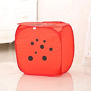 Collapsible laundry basket for space-saving storage