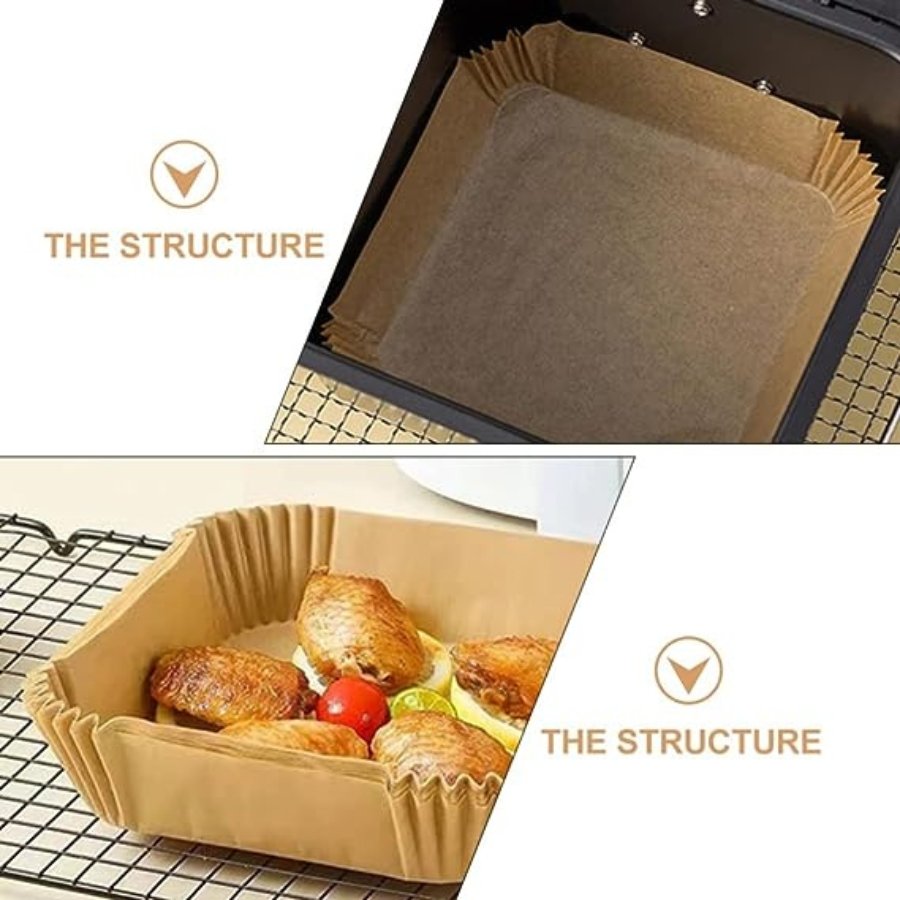 Oil-proof paper liners for air fryer – Cupindy