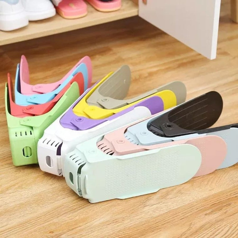 Adjustable Shoe Stacker 1 Pcs Shoe Slots Organizer - Cupindy