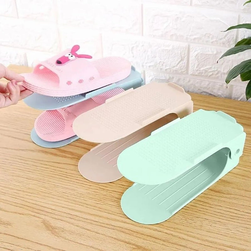 Adjustable Shoe Stacker 1 Pcs Shoe Slots Organizer - Cupindy