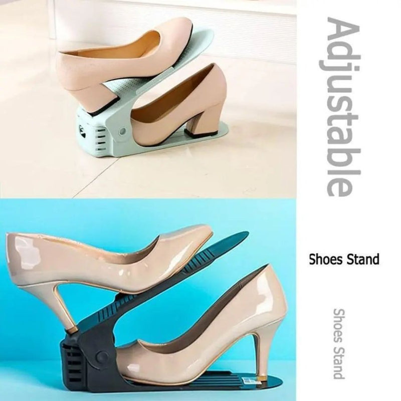 Adjustable Shoe Stacker 1 Pcs Shoe Slots Organizer - Cupindy