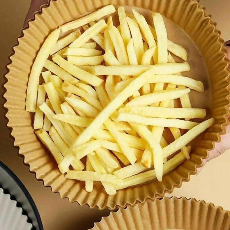 30/50/100Pcs Air Fryer Paper Liners, Non-Stick Disposable Oil-proof Baking  Paper Liners for Oven Air Fryer Microwave Frying Pan Baking Roasting  Chicken, French Fries, Egg Tarts 