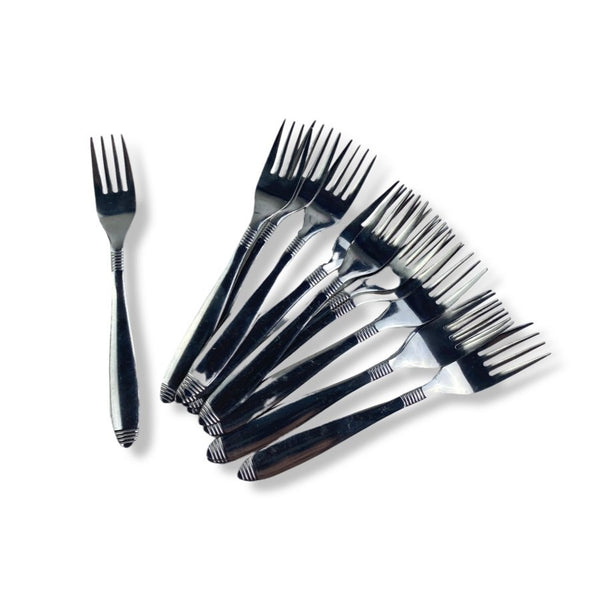 AMW Stainless Steel Small Forks Set Of 12 Pieces N27169 - Cupindy