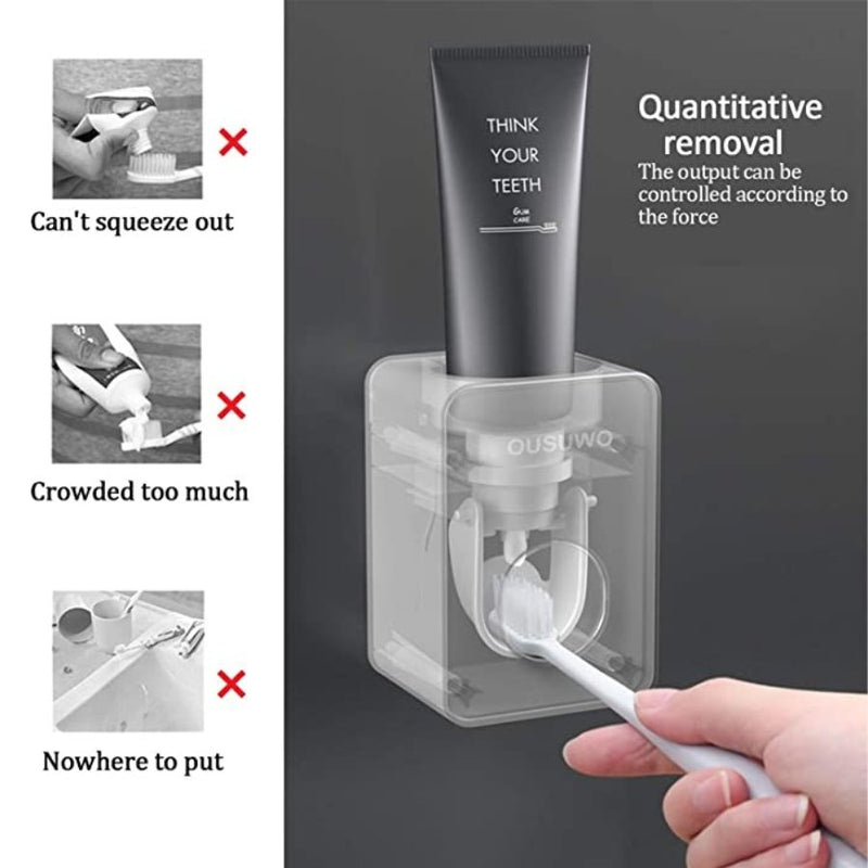 Automatic Toothpaste Dispenser with Wall Mounted - Cupindy