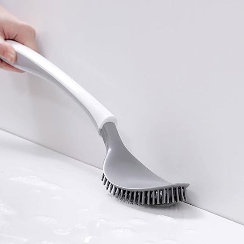 Bathroom Silicone Wall-Mounted Toilet Brush - Cupindy