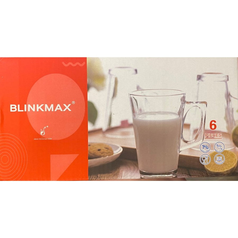 BLINKMAX - Set of 6 Pieces Cups - 240 ml - KTZB40 - Cupindy