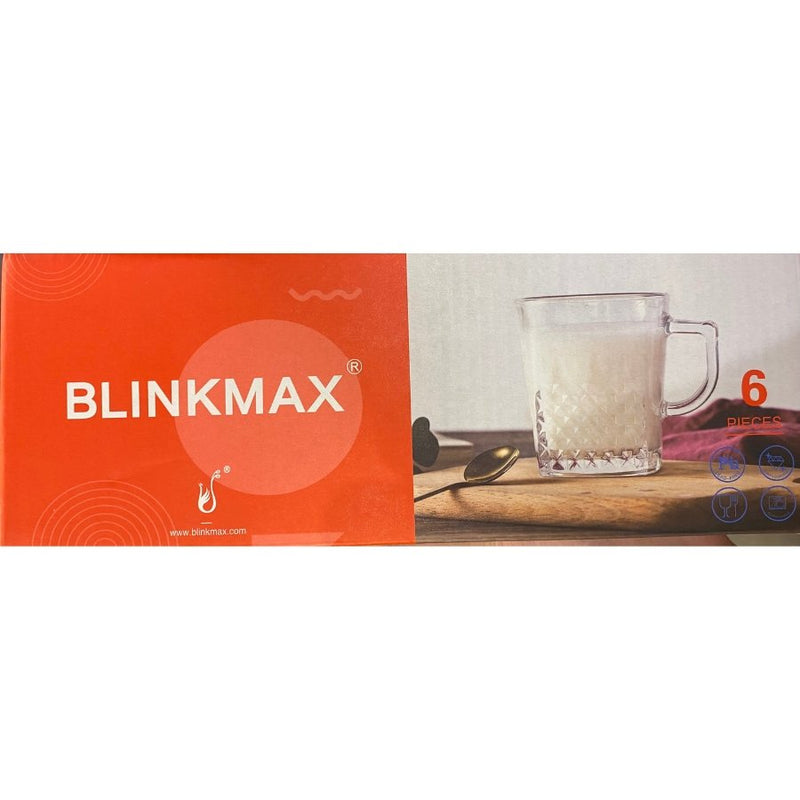 BLINKMAX - Set of 6 Pieces Cups - 260 ml - KTZB68-4 - Cupindy