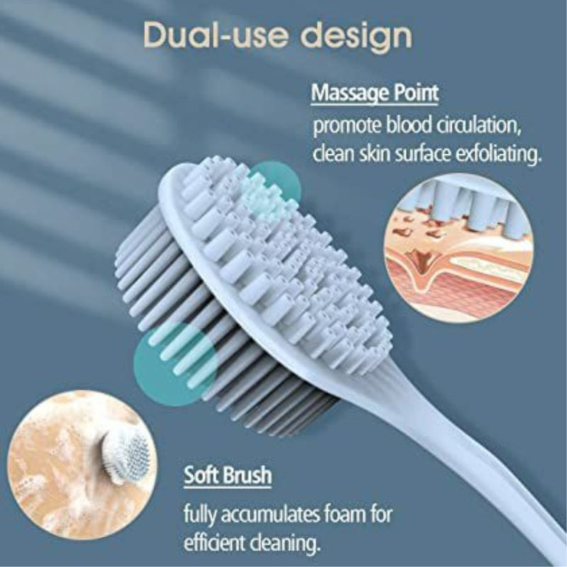 Body Bath Brush, Silicone Shower Brush - Cupindy